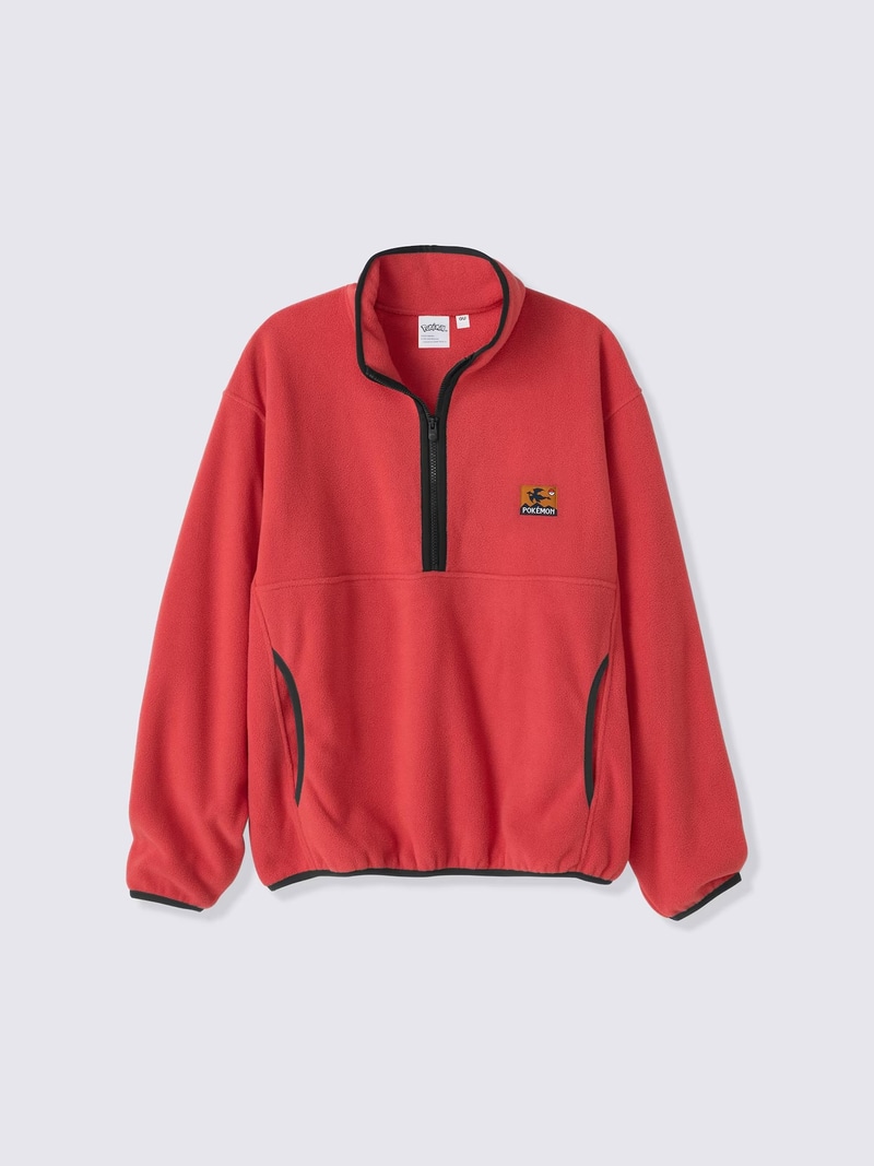 ハーフジップフリースプルオーバー Pokémon カラー: 15 RED 2,990円