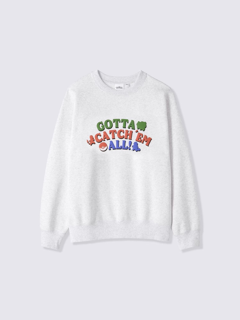スウェットプルオーバー Pokémon カラー: 02 LIGHT GRAY 2,990円