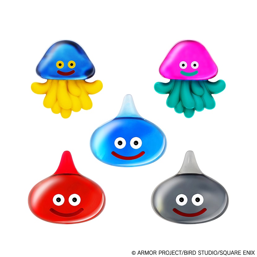 「スマイルスライム　アクリルクリアマグネット」価格：レモンキングがあらわれた！ 1,870円/はぐれメタルがあらわれた！1,980円/ホイミスライムがあらわれた！ 1,980円
