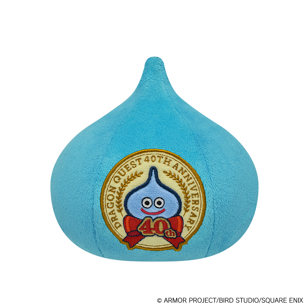 「スマイルスライム　ぬいぐるみ　スライム　ドラゴンクエスト40周年記念バージョン」価格：M 2,640円/L 4,400円