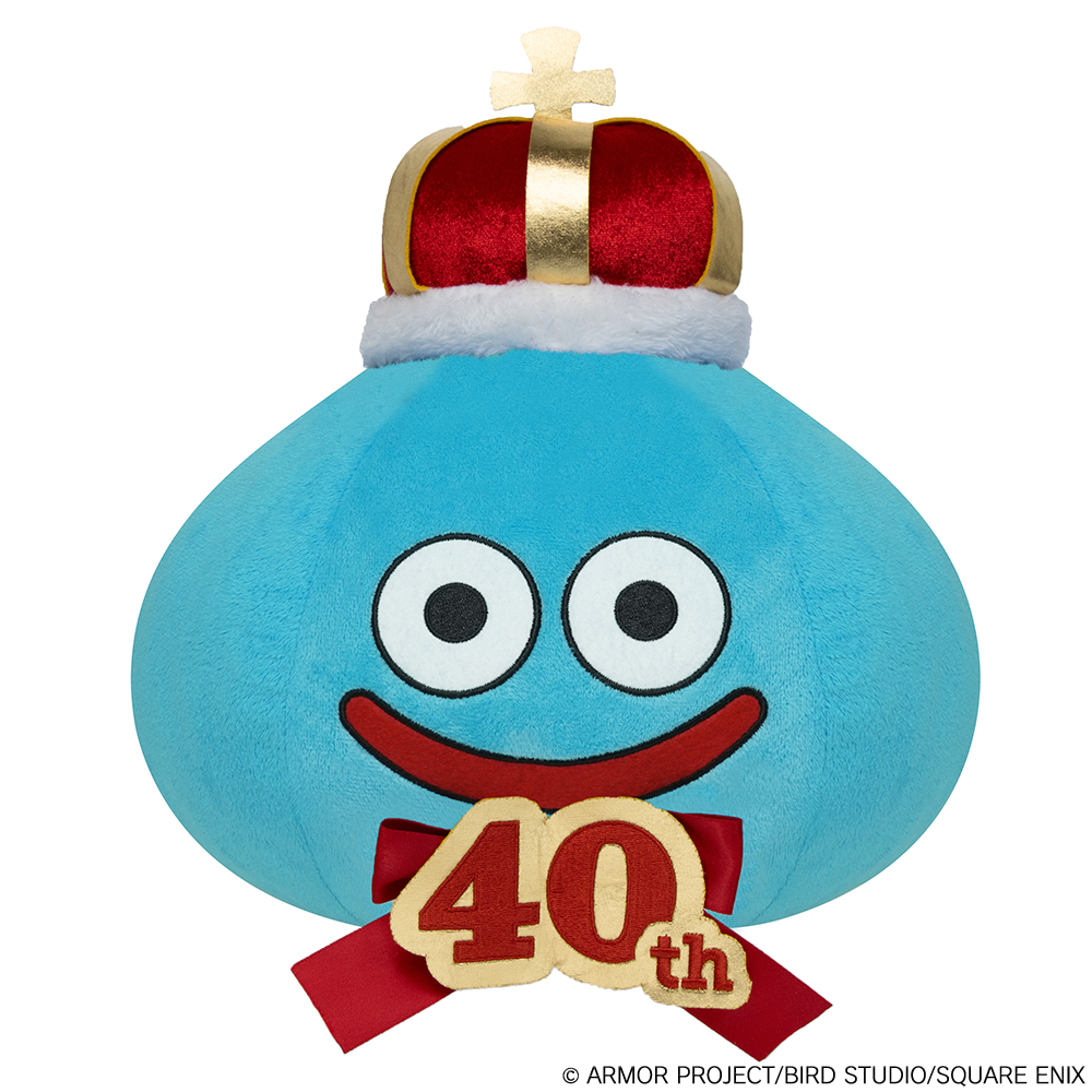 「スマイルスライム　ぬいぐるみ　スライム　ドラゴンクエスト40周年記念バージョン」価格：M 2,640円/L 4,400円