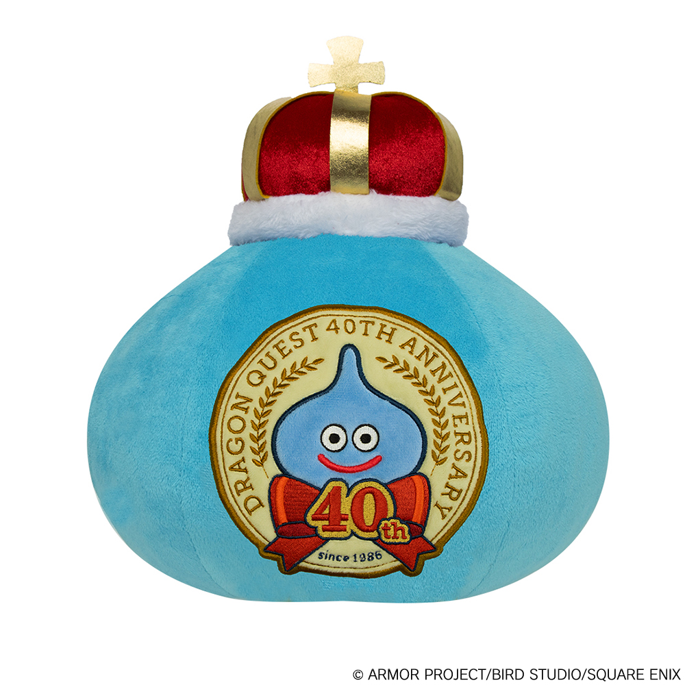 「スマイルスライム　ぬいぐるみ　スライム　ドラゴンクエスト40周年記念バージョン」価格：M 2,640円/L 4,400円