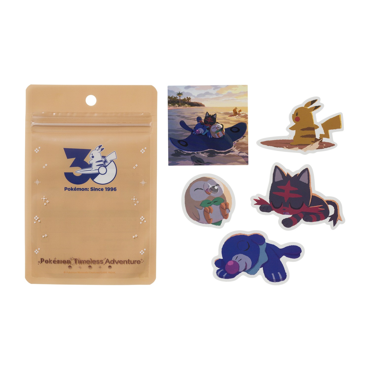 ステッカーセット Pokemon Timeless Adventure アローラ価格：770円