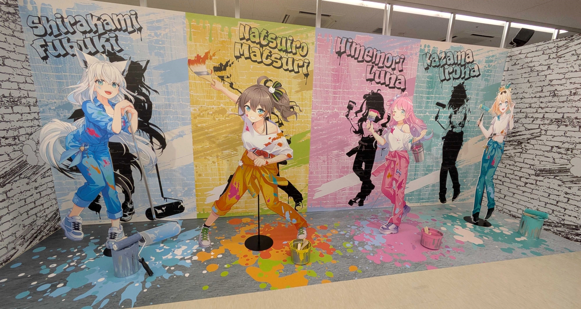 フブキさん、まつりさん、ルーナさん、いろはさん