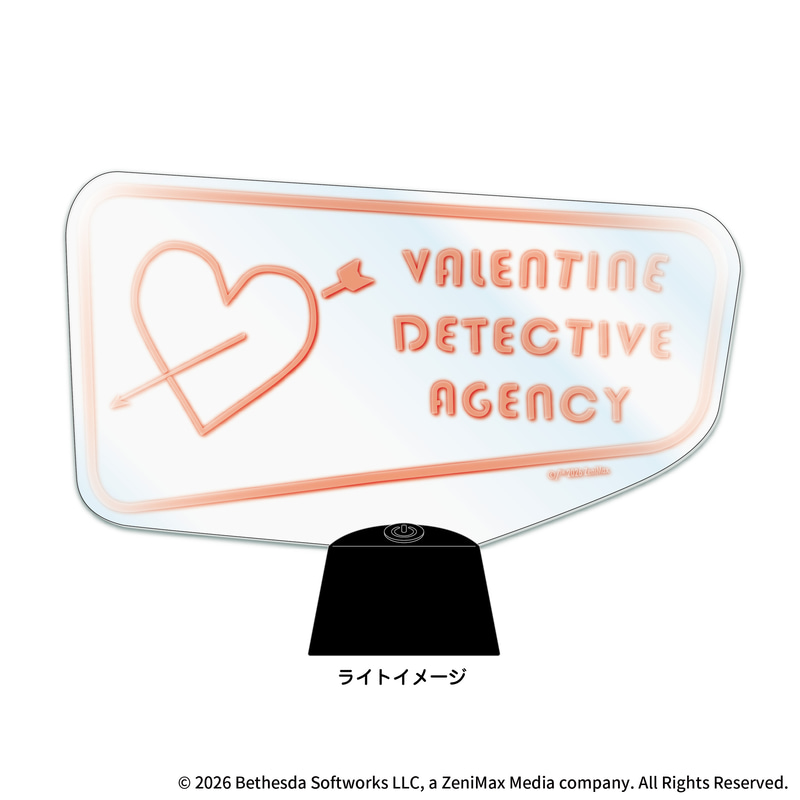 Fallout LEDアクリルスタンドライト（Valentine Detective Agency) 3,850円