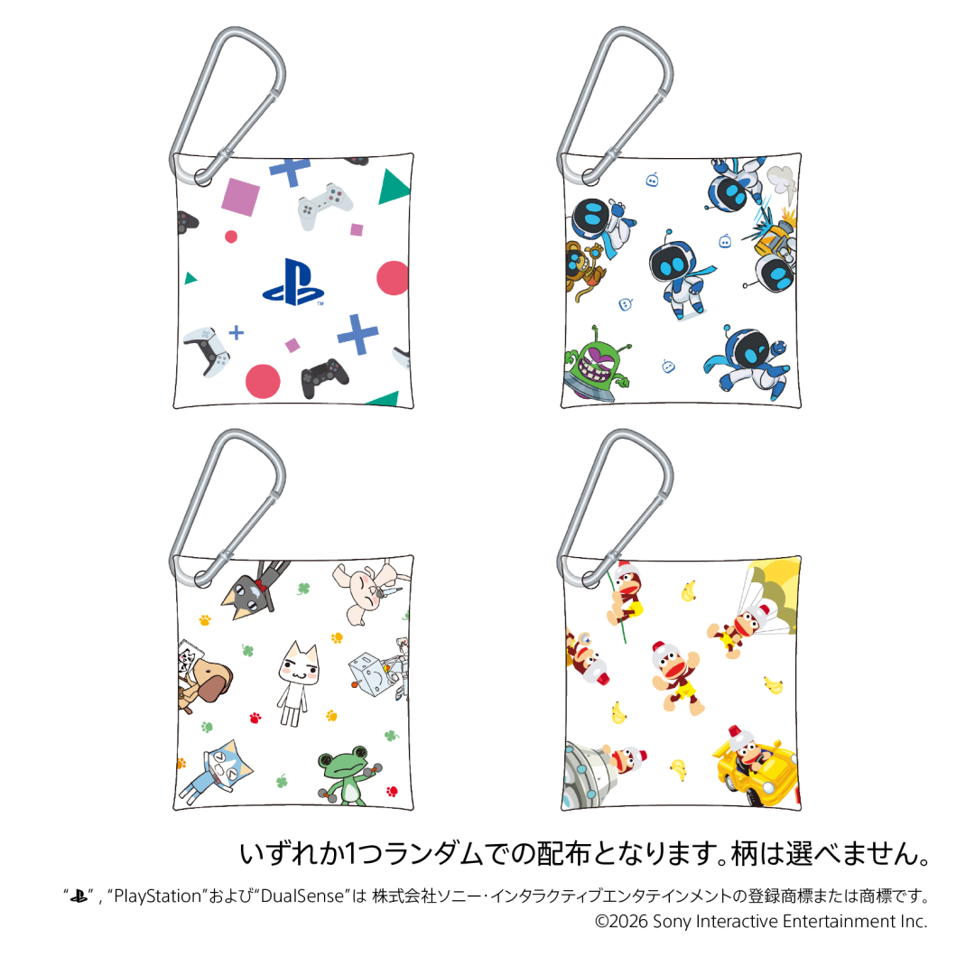 カラビナ付きのPVCクリアポーチ