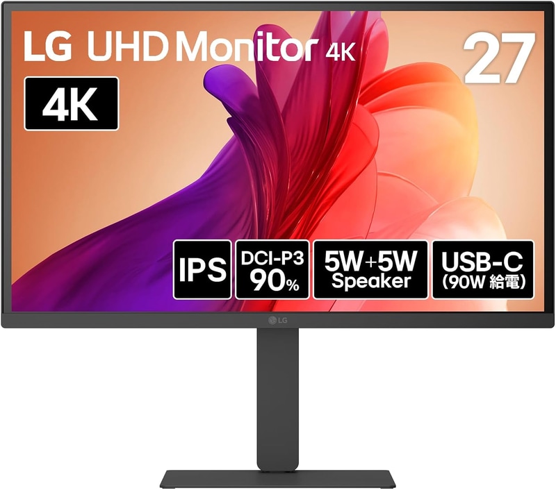 LG モニター 27U730A-B 27インチ/4K/IPS/約10.7億色表示