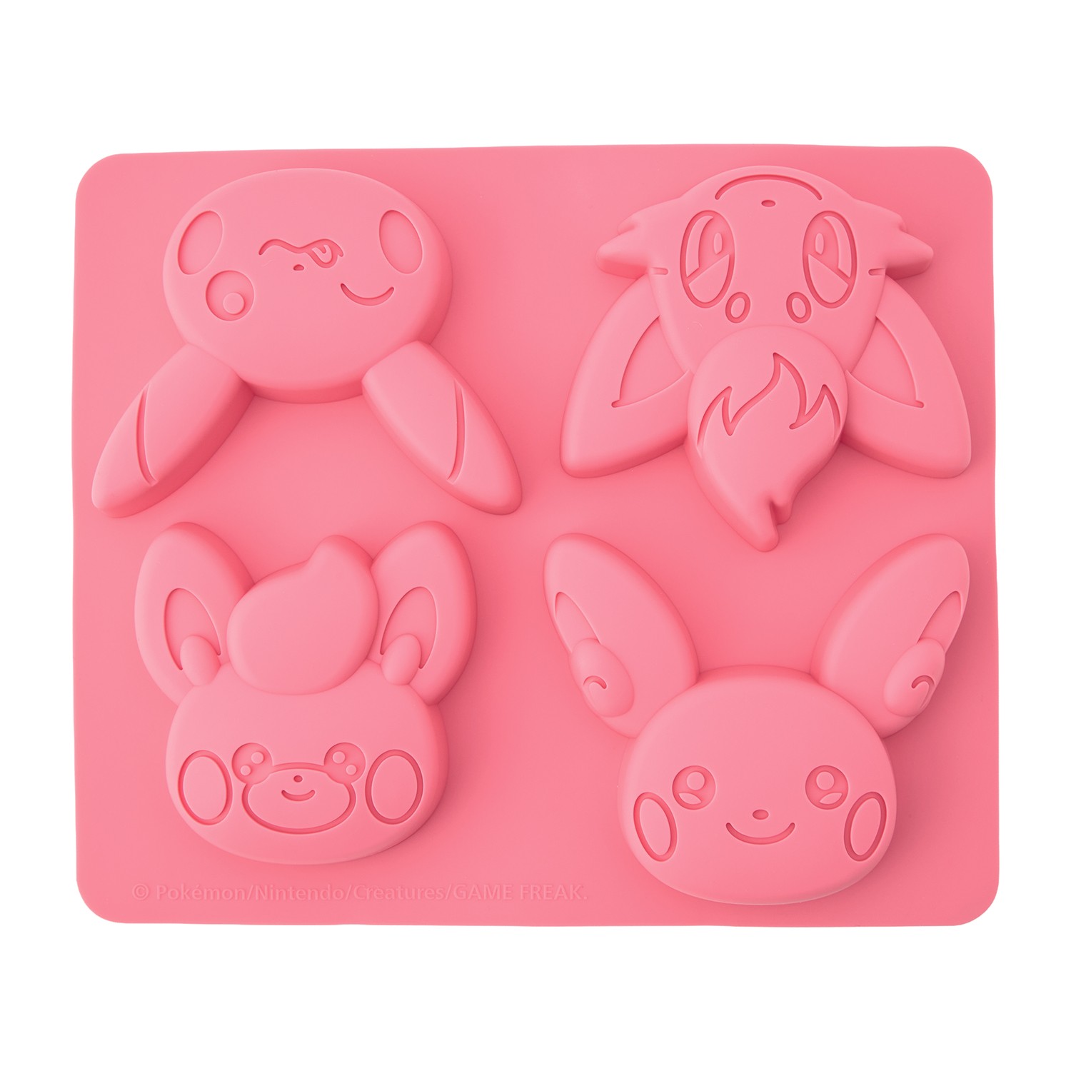 シリコーンお菓子型 ピカチュウ＆アローラライチュウ＆ゾロア＆パモ 価格：1,980円