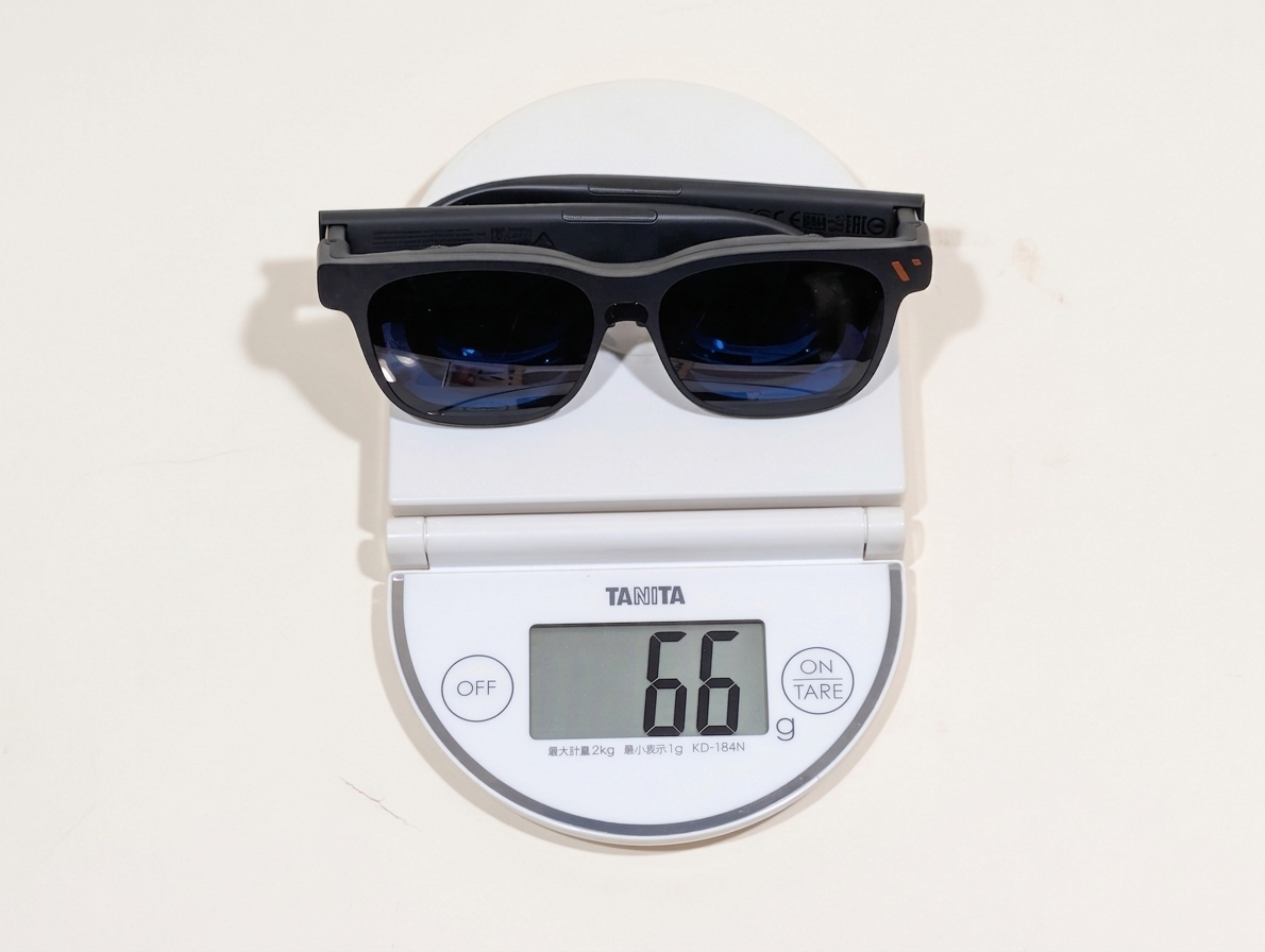 重量は実測で66g