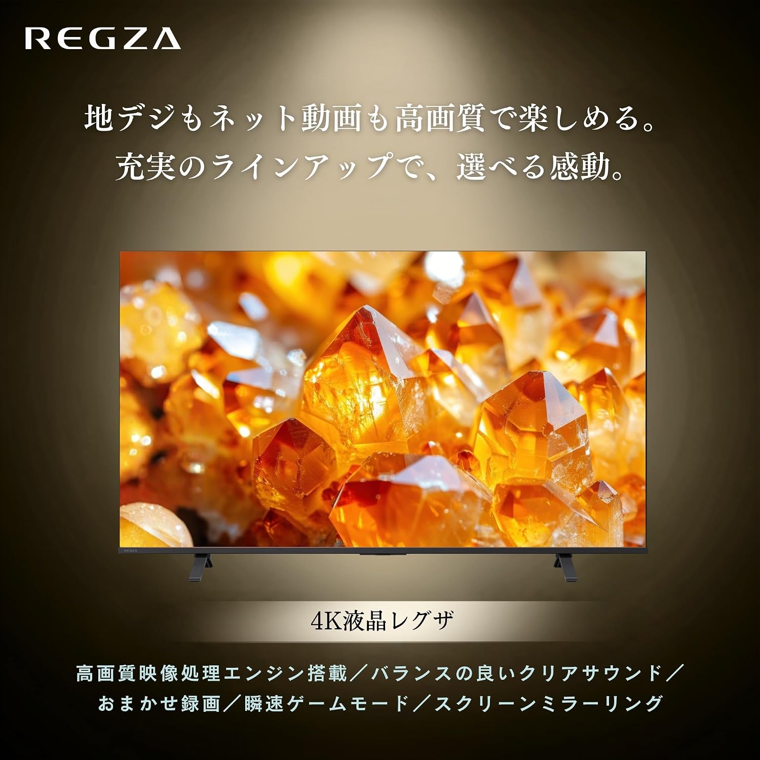 「REGZA 65インチ 有機EL 65X8900N スマートテレビ Dolby Atmos対応 2024年モデル」