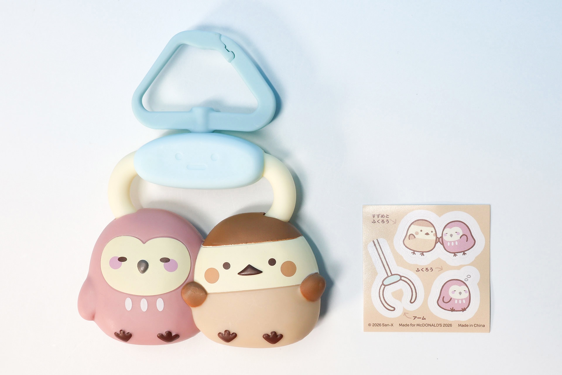 こちらが「すずめ＆ふくろう」の同梱物だ
