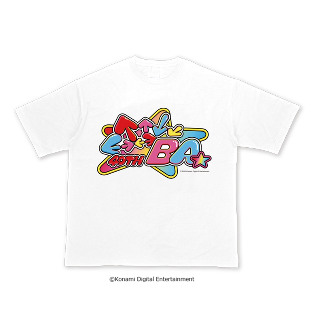 「KONAMI OFFICIAL TEE ↑↑↓↓←→←→BA　(M・L・XL)」5,500円（税込）