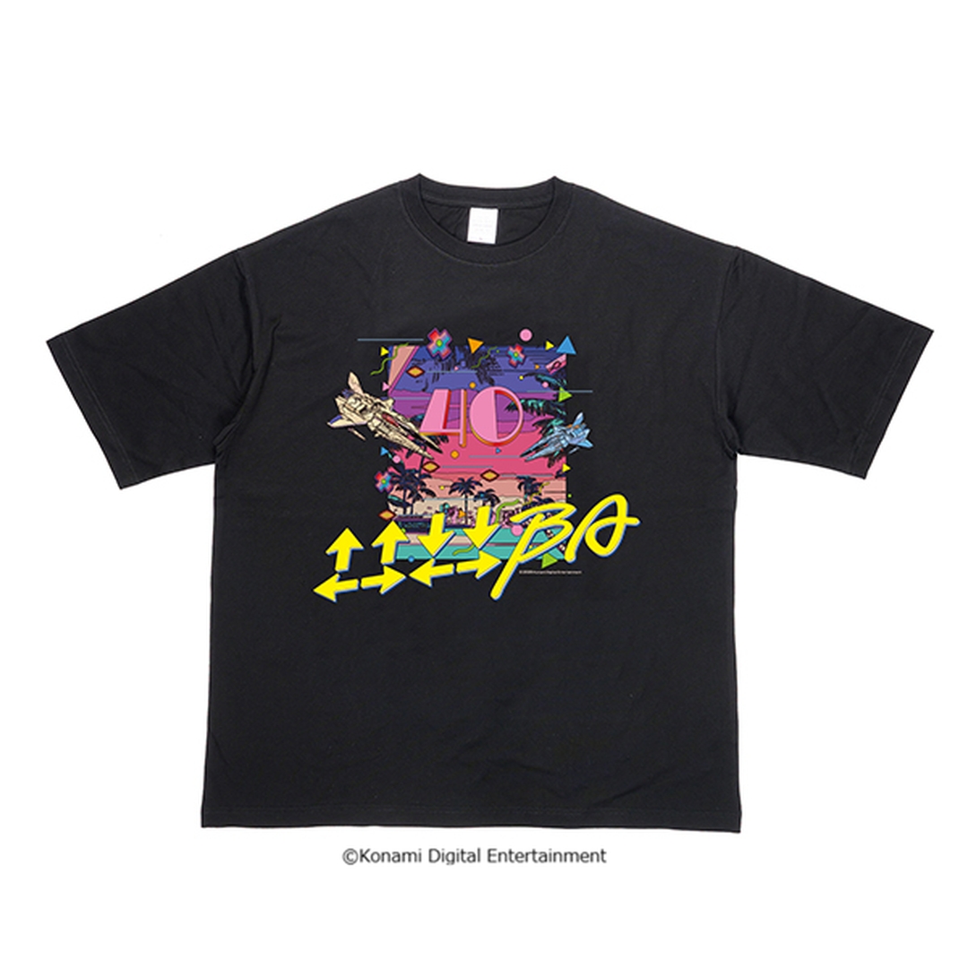 「KONAMI OFFICIAL TEE ↑↑↓↓←→←→BA グラディウス　(M・L・XL)」5,500円（税込）