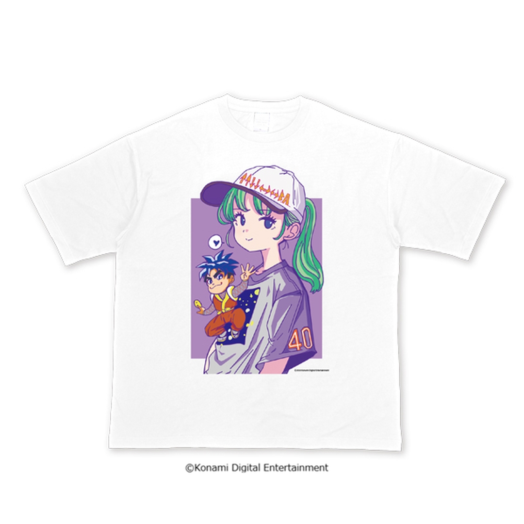 「KONAMI OFFICIAL TEE ↑↑↓↓←→←→BA ゴエモン　(M・L・XL)」5,500円（税込）