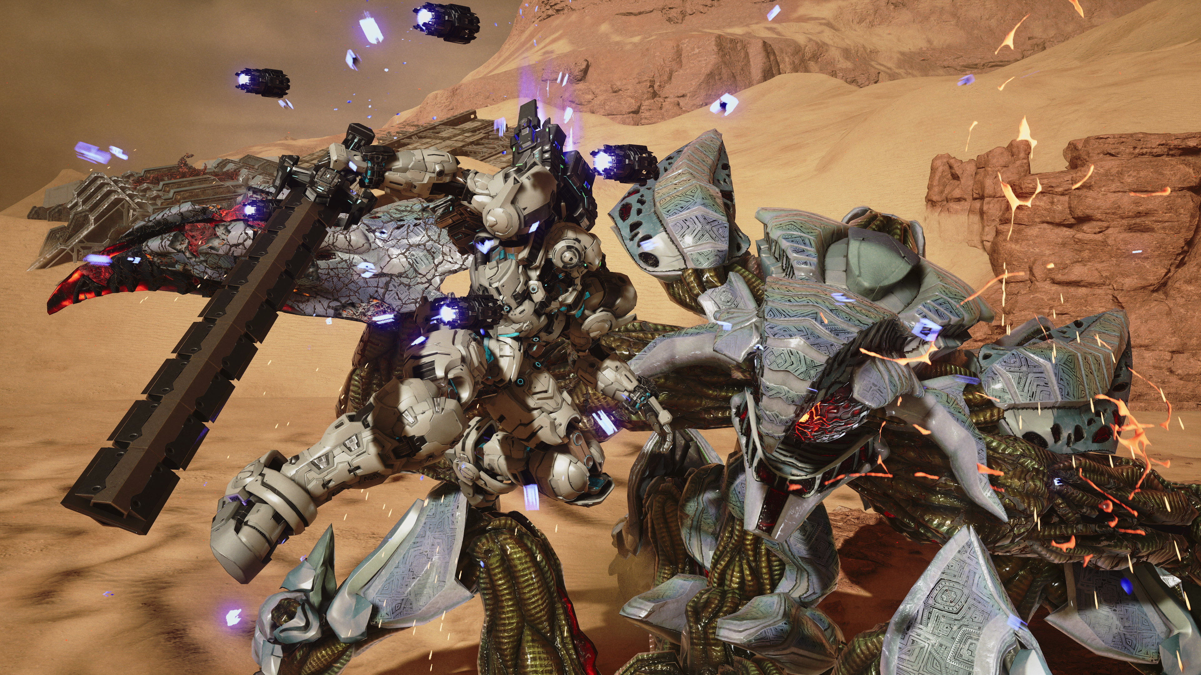 アクション性を重視して、ガンダムゲームでは珍しい近距離戦主体のゲーム性になった