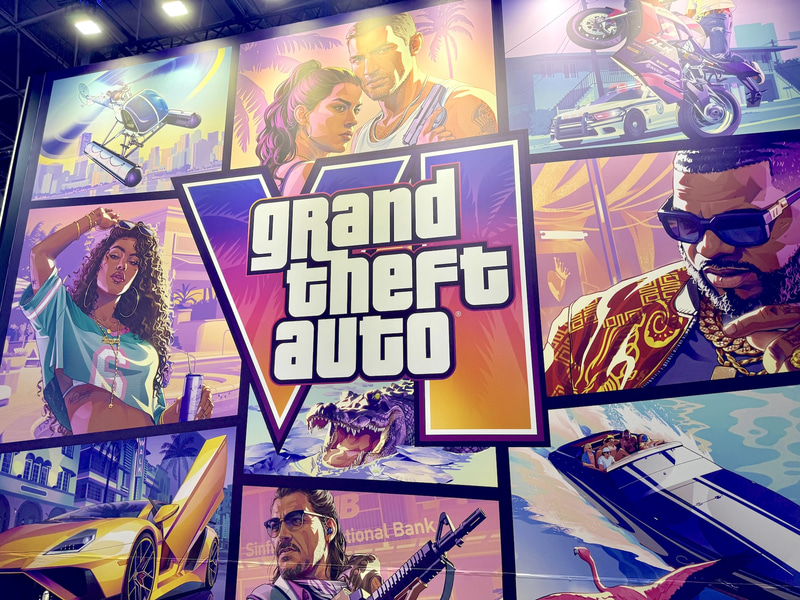 「GTA6」の巨大パネルも目立つ