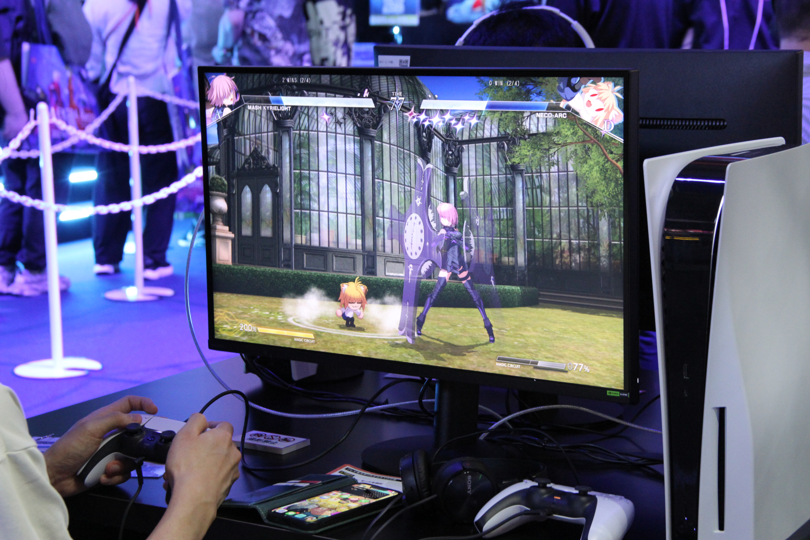 「MELTY BLOOD: TWI-LUMINA」の試遊を世界最速で体験できるので、発売を心待ちにしている人はこのチャンスにプレイしよう