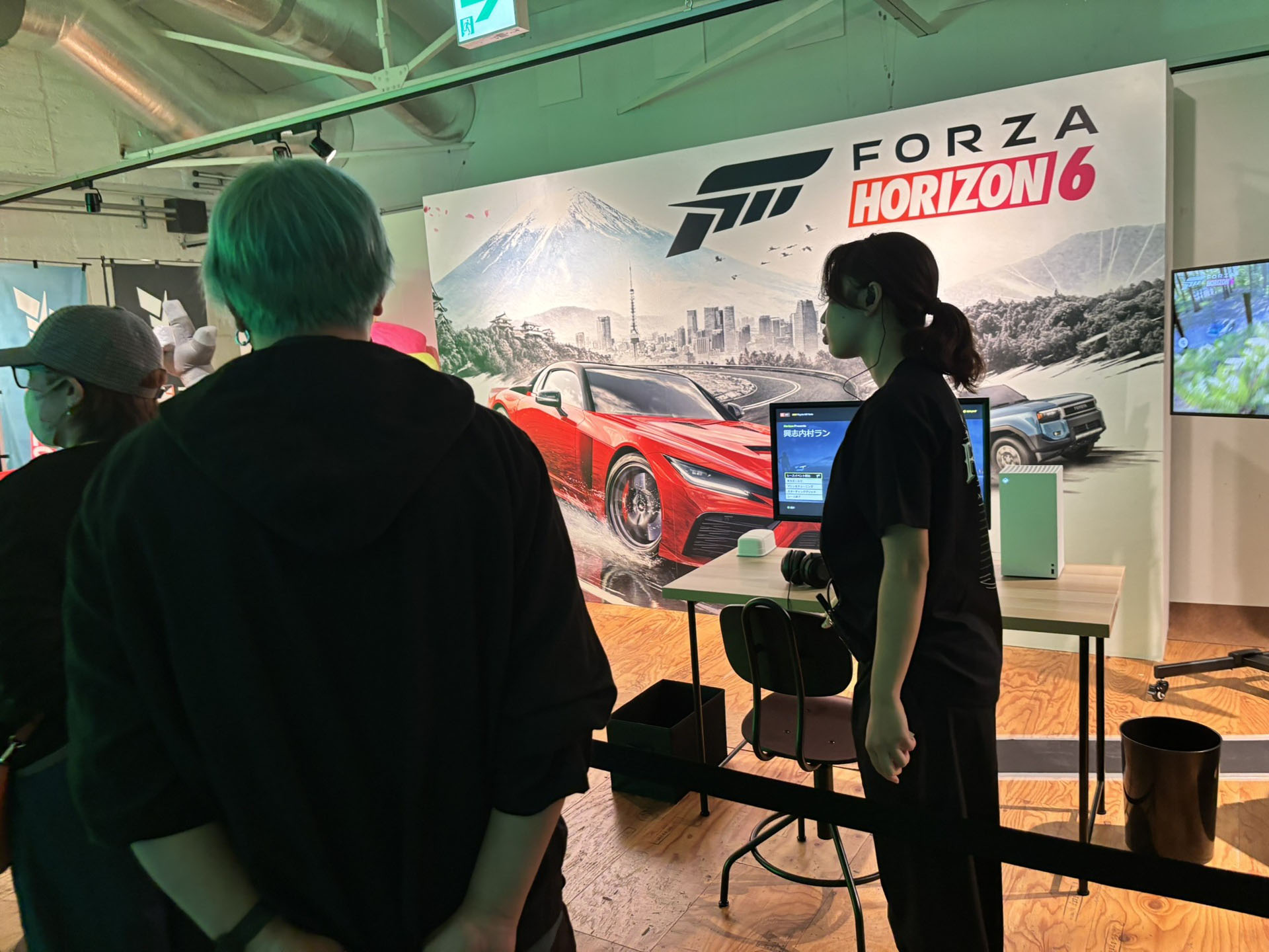 様々なタイトルが試遊可能