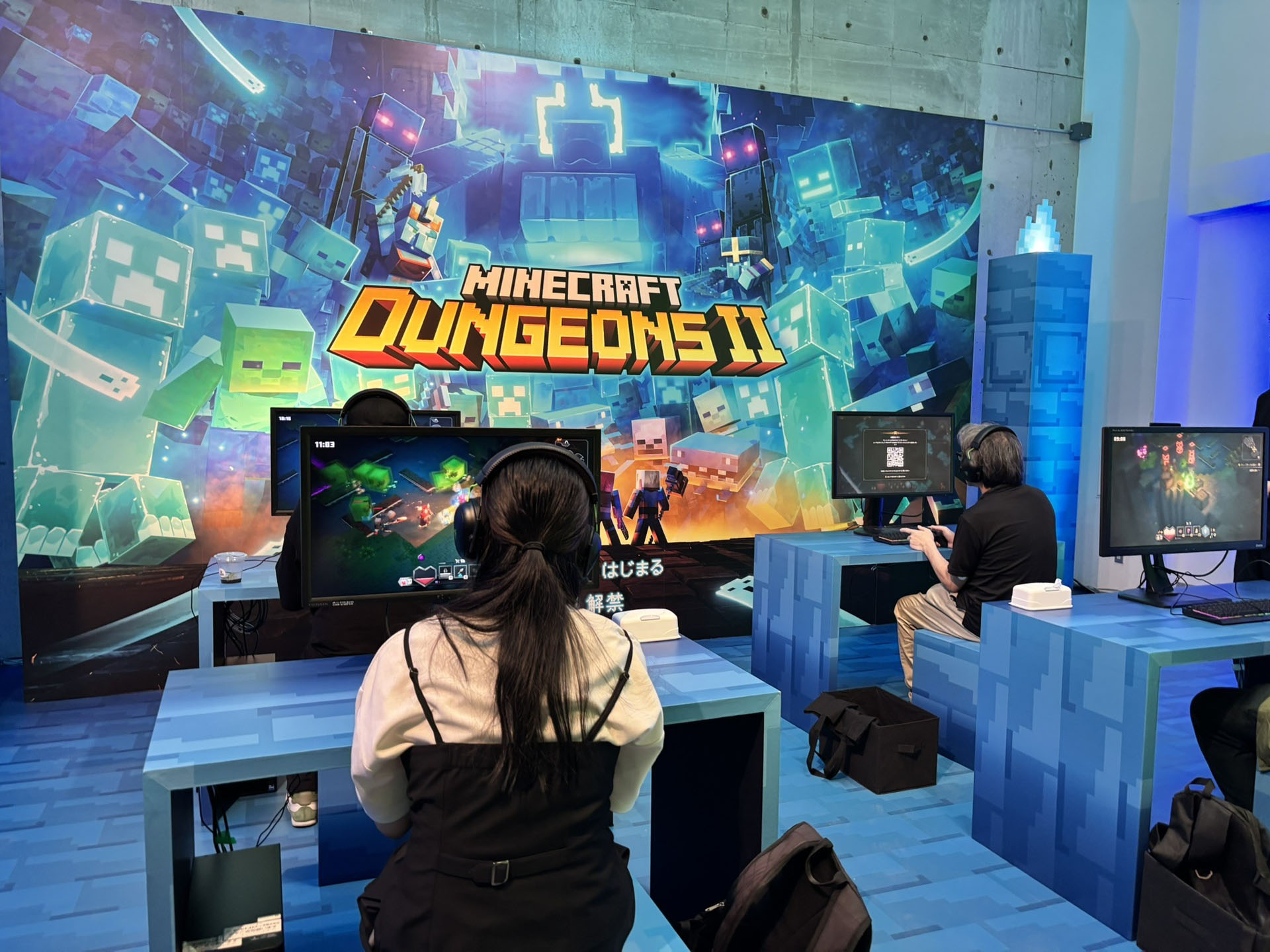 様々なタイトルが試遊可能