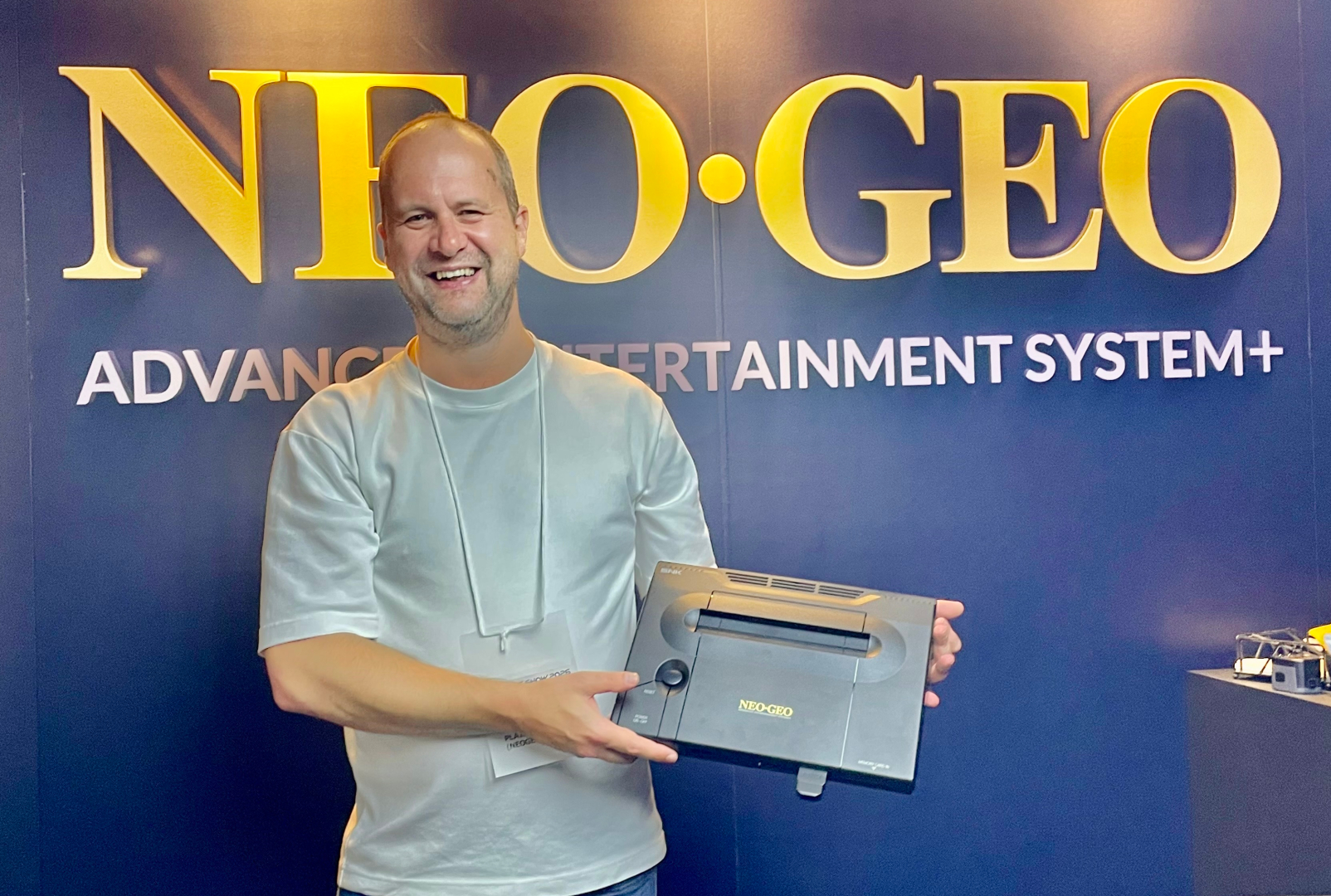 「NEOGEO AES+」の開発に携わるベン・ジョーンズ氏