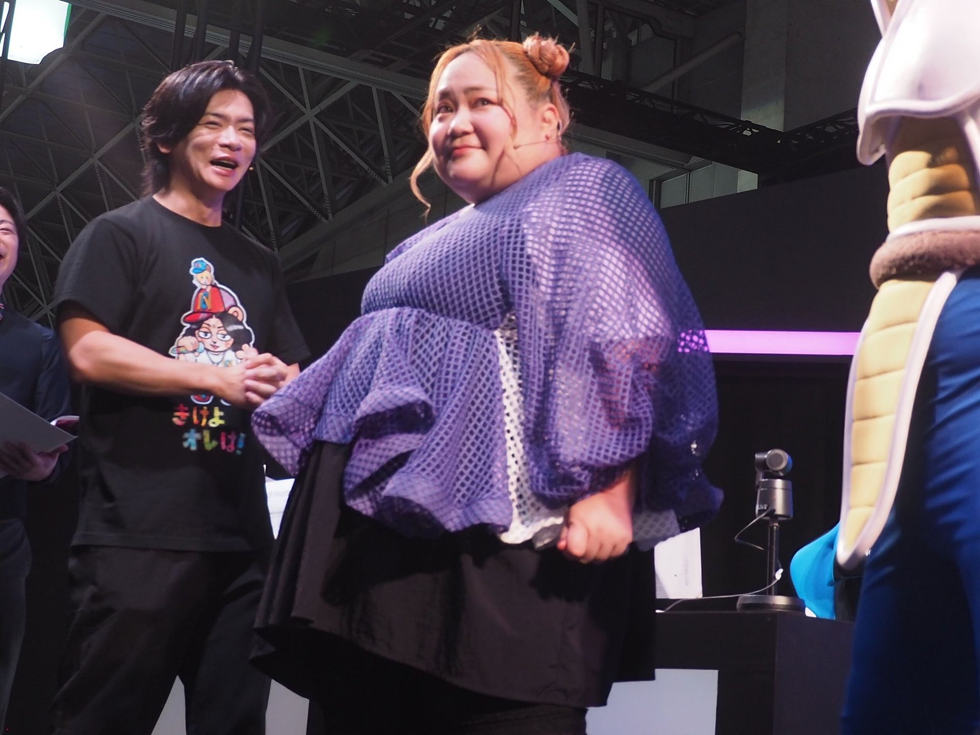 ドラゴンボールの「ブルマ」だと挨拶したゆいPさん