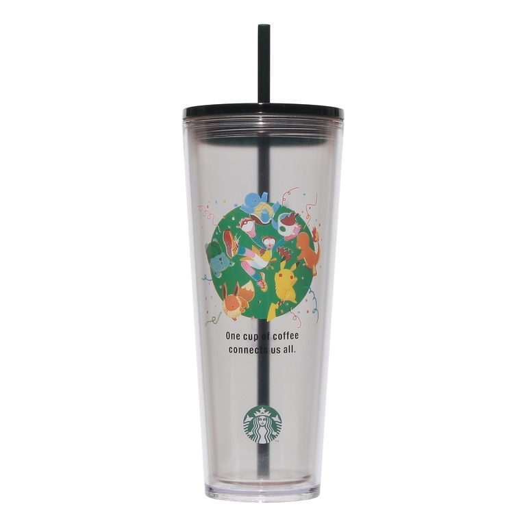 『Pokémon + STARBUCKS コールドカップタンブラー 710ml コーヒーコネクション/コーヒーアドベンチャー』 各4,000円