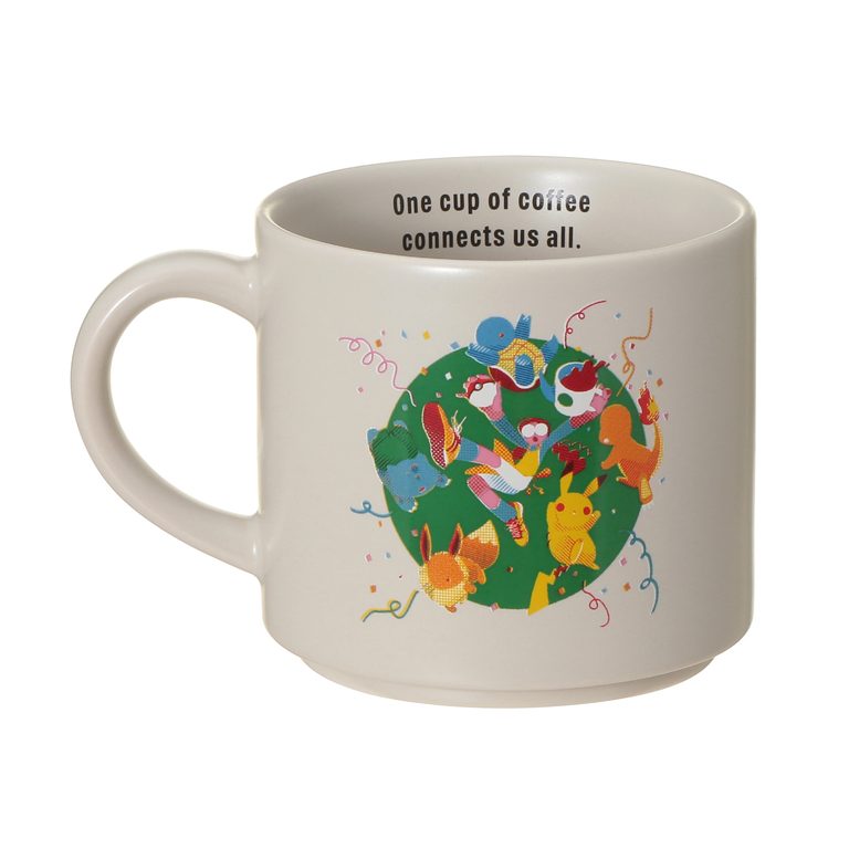 『Pokémon + STARBUCKS 2WAYスタッキングマグ 355ml コーヒーコネクション/コーヒーアドベンチャー』 各3,800円
