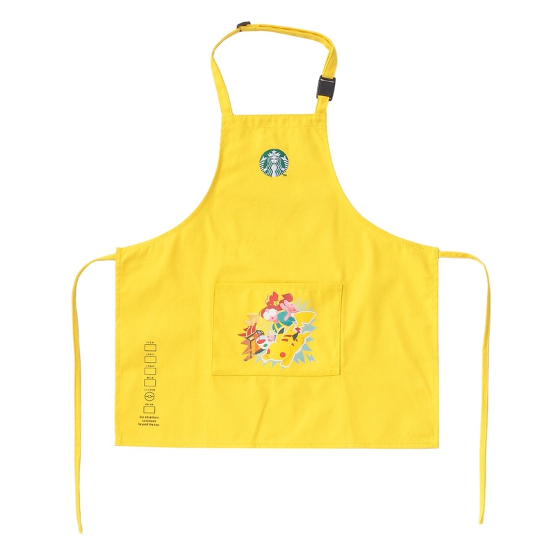 『Pokémon + STARBUCKS キッズエプロン ピカチュウ』 4,000円