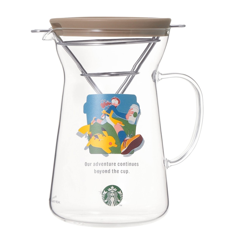 『Pokémon + STARBUCKS グラス ドリップコーヒーメーカー コーヒーアドベンチャー』 4,900円