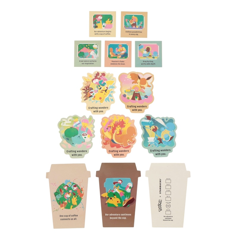 『Pokémon + STARBUCKS アートポストカードセット』 2,000円