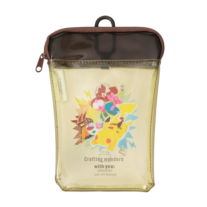 『Pokémon + STARBUCKS カップシェイプ PVCポーチ ピカチュウ/フシギダネ/ヒトカゲ/ゼニガメ/イーブイ』 各2,200円