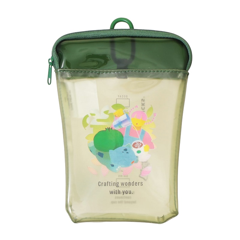 『Pokémon + STARBUCKS カップシェイプ PVCポーチ ピカチュウ/フシギダネ/ヒトカゲ/ゼニガメ/イーブイ』 各2,200円