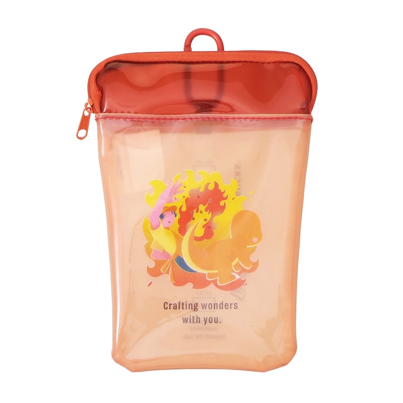 『Pokémon + STARBUCKS カップシェイプ PVCポーチ ピカチュウ/フシギダネ/ヒトカゲ/ゼニガメ/イーブイ』 各2,200円
