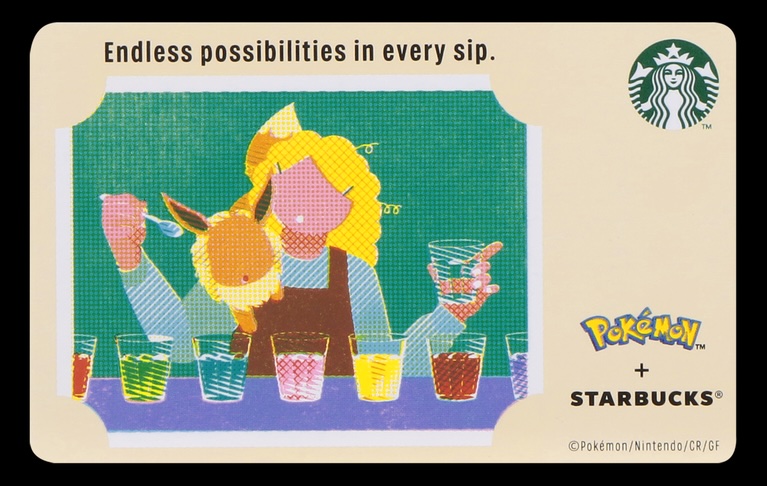『スターバックス カード Pokémon イーブイ』 ※2,000円以上の入金で発行可能