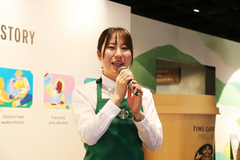 スターバック コーヒー郡山安積店の新田純子氏