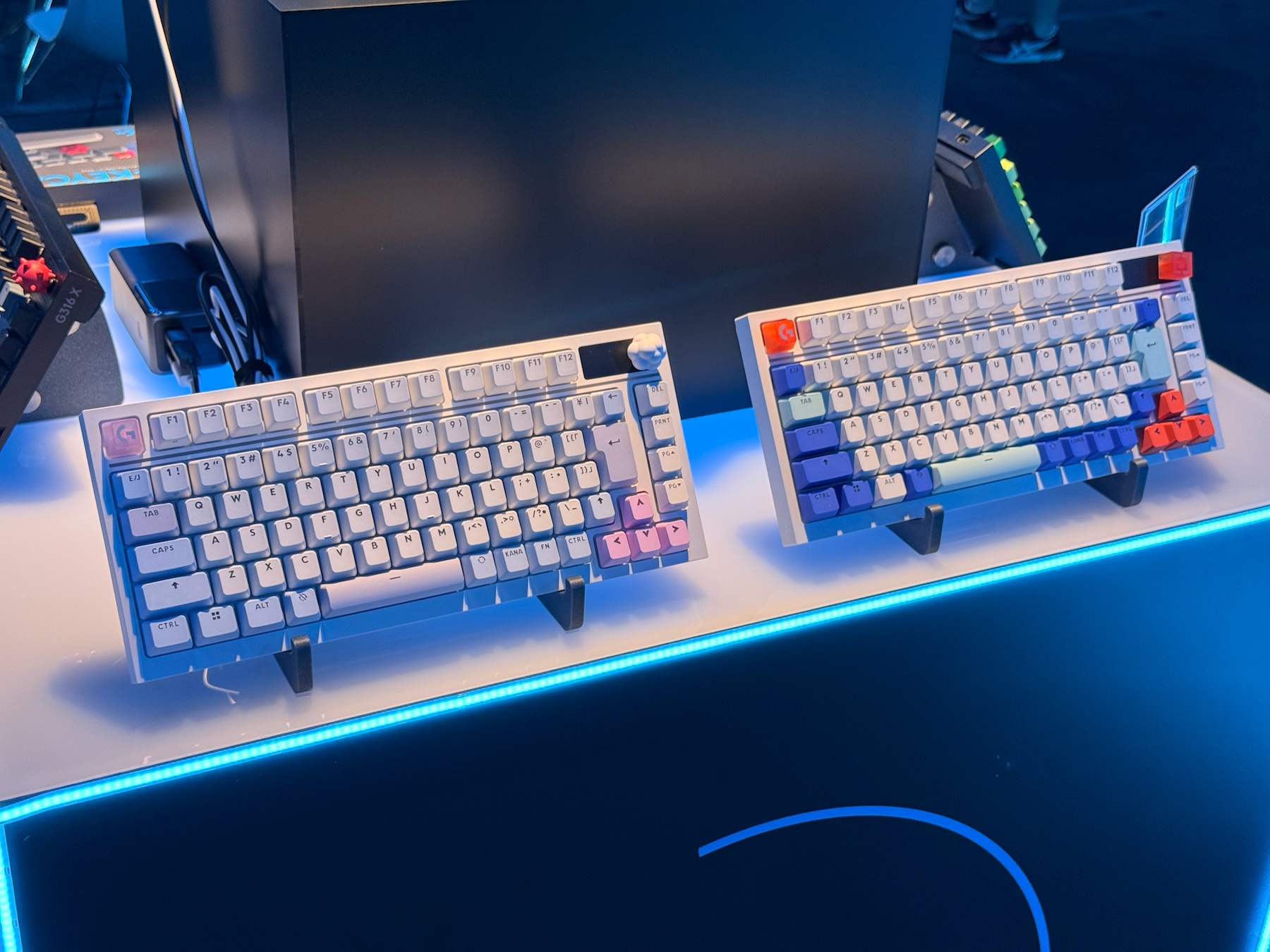 ゲーミングキーボード「G316 X 75」とキーキャップ「G KEYCAPS」