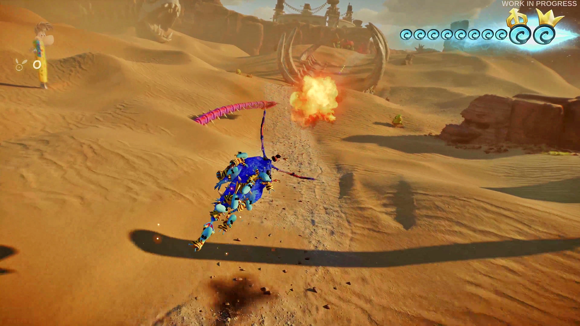 シューティング風ゲームが楽しめるドラゴンライドステージ