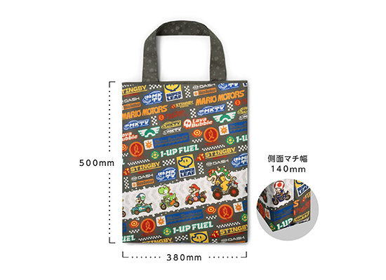 「マリオカート ワールド　ラッピング×エコバッグ L（レース）」価格：1,870円