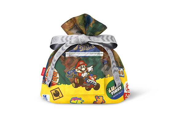 「マリオカート ワールド　ラッピング×エコバッグ S（マリオ＆クッパ）」価格：1,540円
