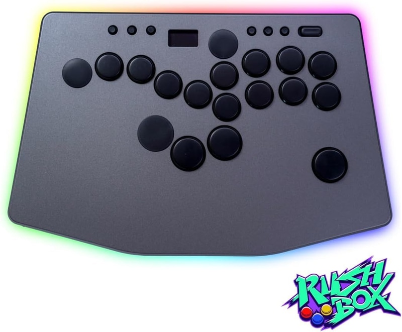 RushboxLite 2 レバーレス アケコン Switch2/PC対応 18ボタン