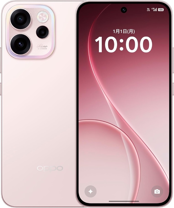 「OPPO Reno15 A」（12GB+256GB）SIMフリー（アフターグロウピンク）
