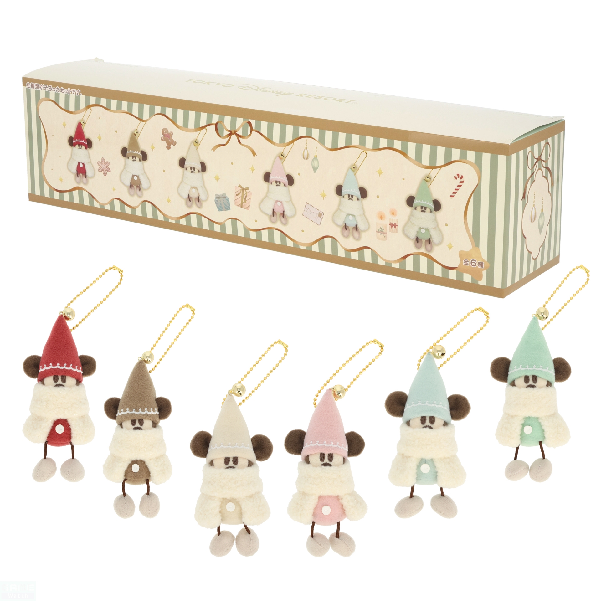 ぬいぐるみチャームセット 8,400円（全6種セット）