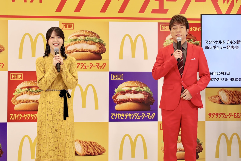 左：佐々木舞香さん、右：陣内智則さん