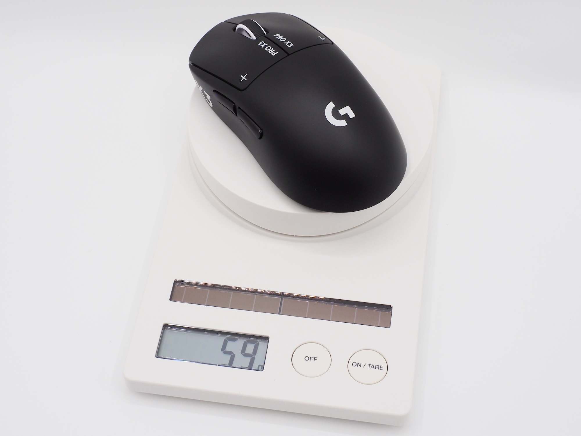 「X3SS」の重量は59g