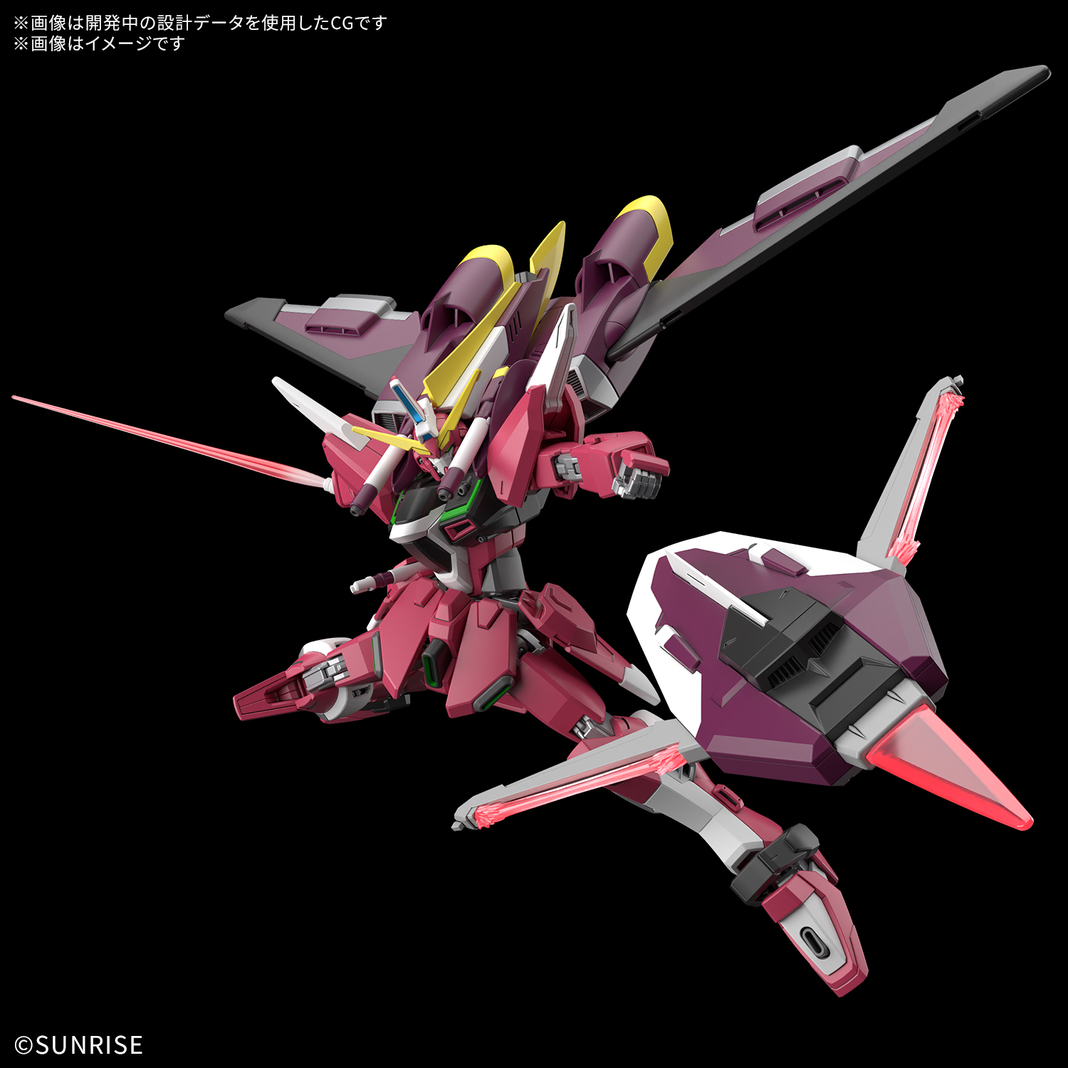 HG 1/144 インフィニットジャスティスガンダム&ブースターユニット（仮） 発売予定日：2027年2月 価格：4,070円