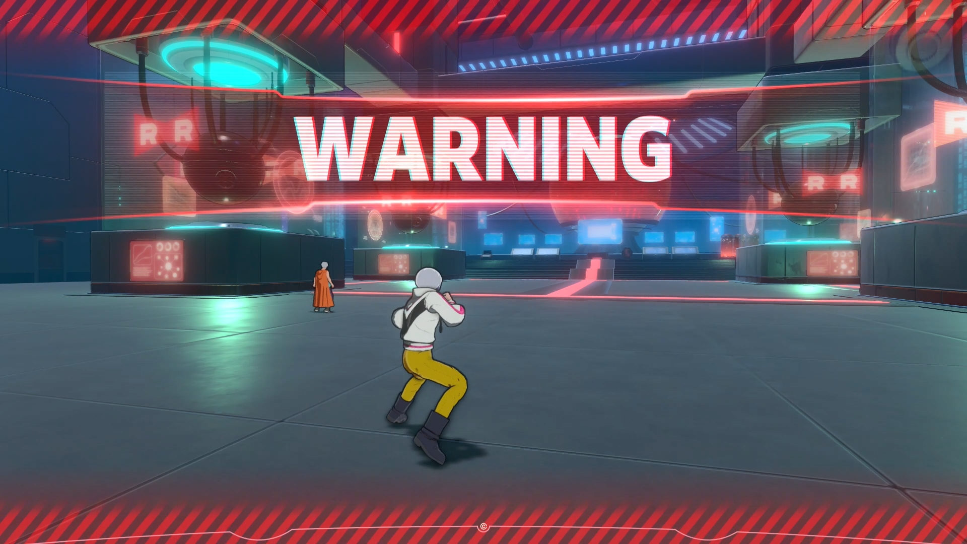 最奥部に到達すると「WARNING」が！