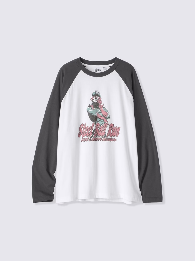 グラフィックT(長袖) ジョジョの奇妙な冒険 1,990円