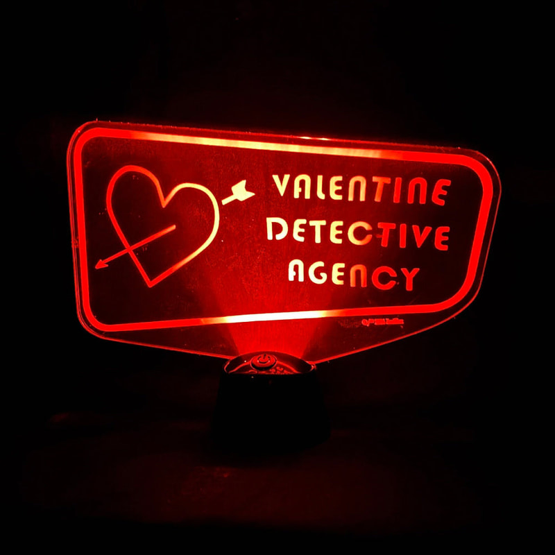 Fallout LEDアクリルスタンドライト（Valentine Detective Agency) 3,850円