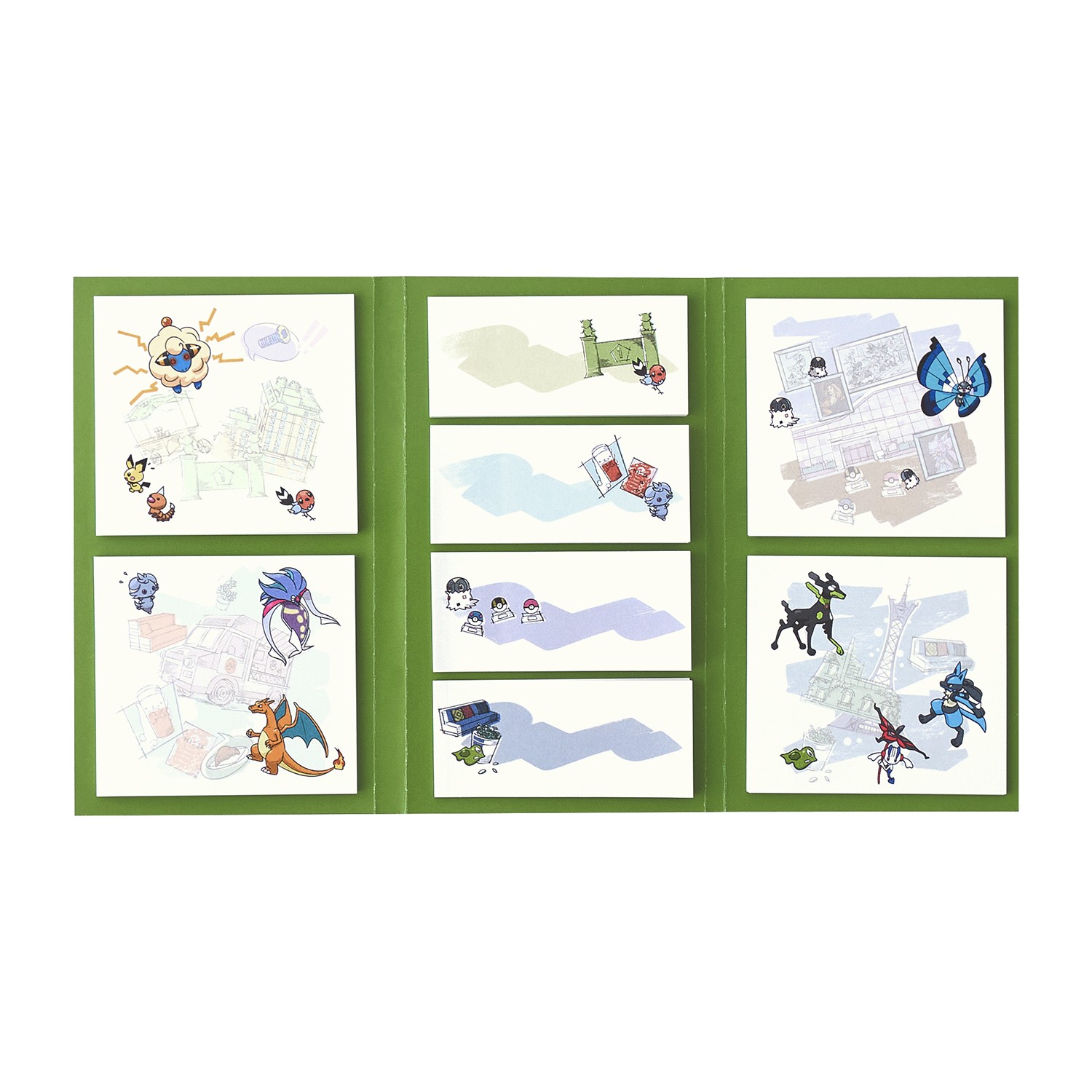 ふせんセット ミアレの優雅な一日　990円