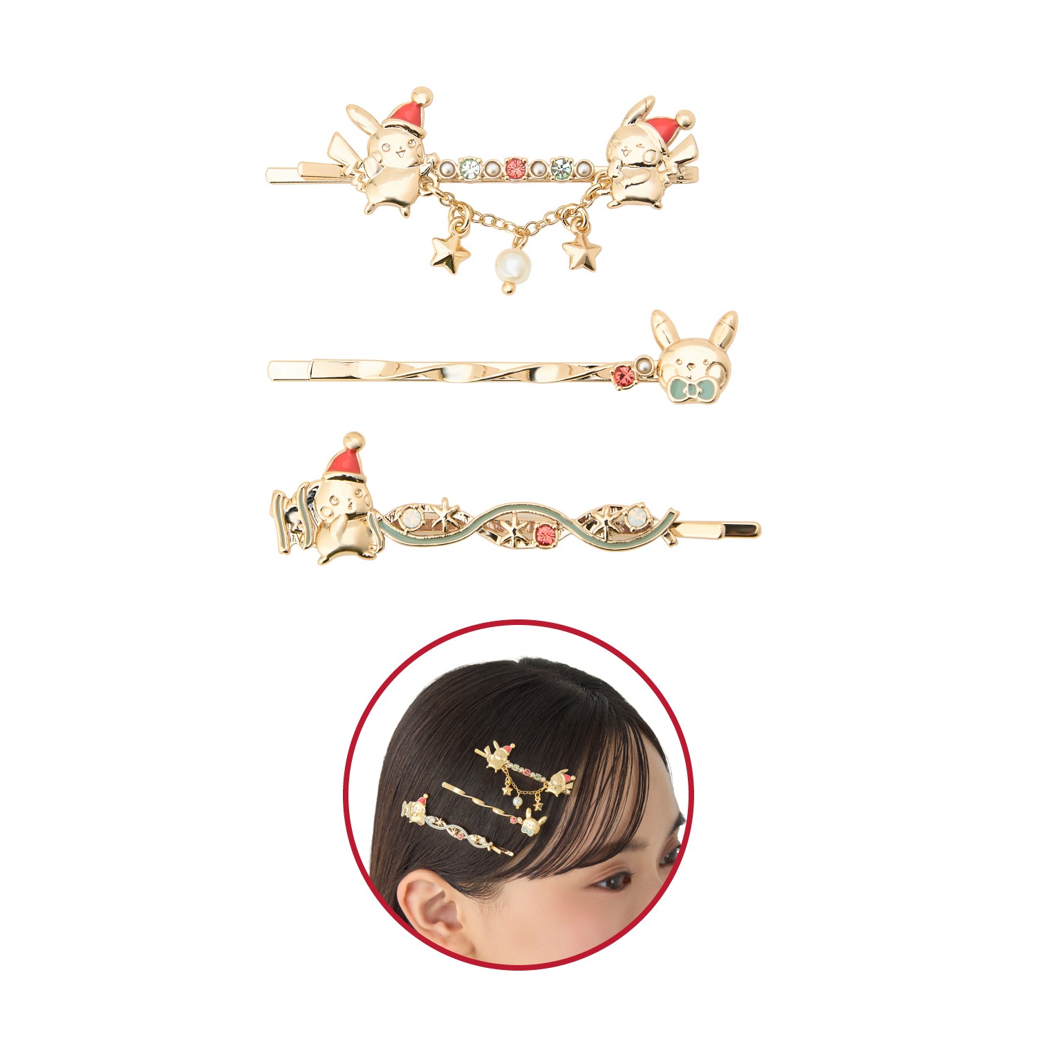 ヘアピン クリスマスじゅんびチュウ！　1,760円